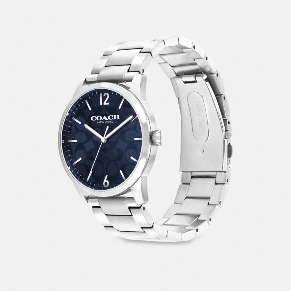 Coach Keane Watch Gift Set, 39 Mm Stainless Steel Saddle