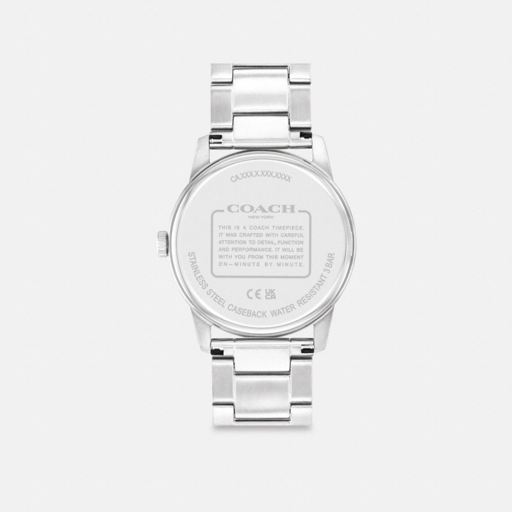 Coach Keane Watch, 39 Mm Stainless Steel