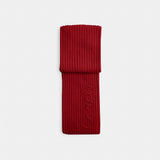Coach Coach Script Knit Muffler Red