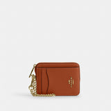 Coach Zip Card Case Im Amber Brown