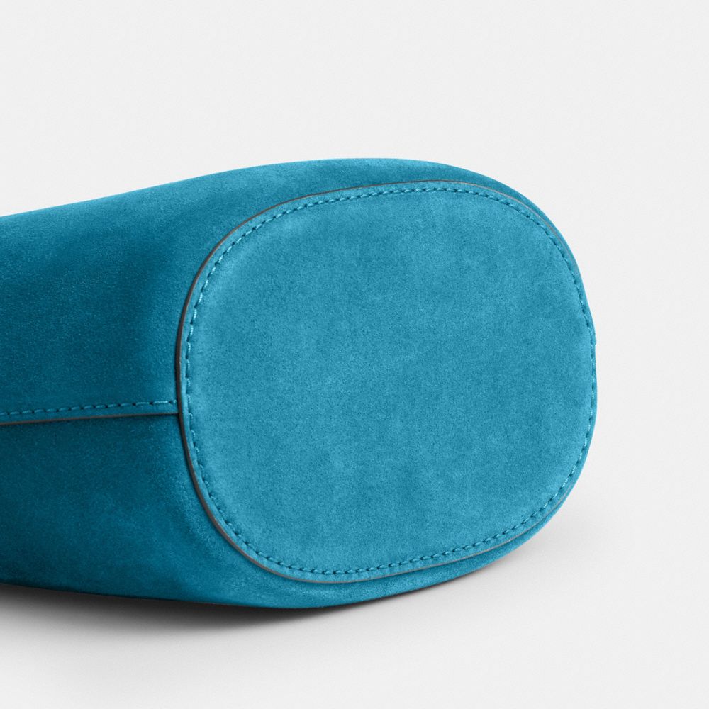 Coach Bleecker Bucket Bag 21 Dark Brass Sea Blue