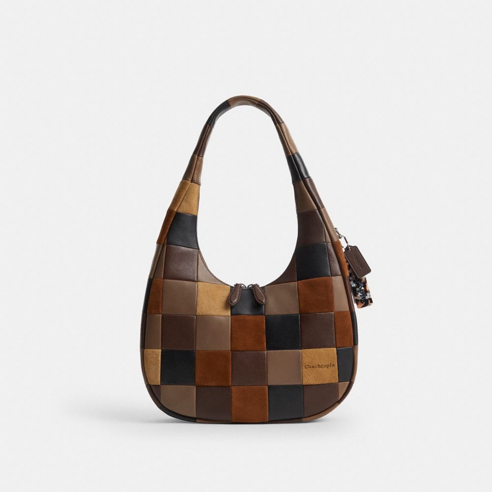 Coach Alter/Ego Crescent Shoulder Bag Tan Maple Multi 3