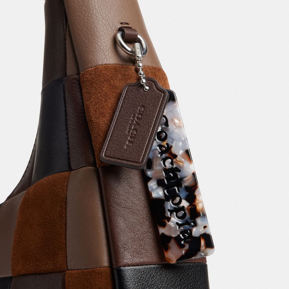 Coach Alter/Ego Crescent Shoulder Bag Tan Maple Multi 3
