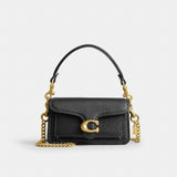 Coach Tabby Bag Charm Brass Black