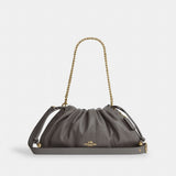 Coach Faye Large Shoulder Bag With Quilting Gold Slate