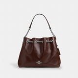 Coach Evelyn Shoulder Bag Silver Maple