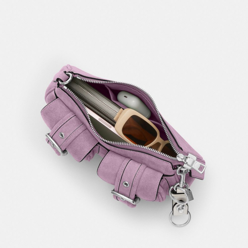 Coach Ashton Bag Silver Light Violet