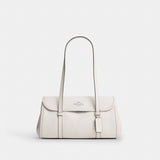 Coach Bridget Flap Shoulder Bag Silver Chalk