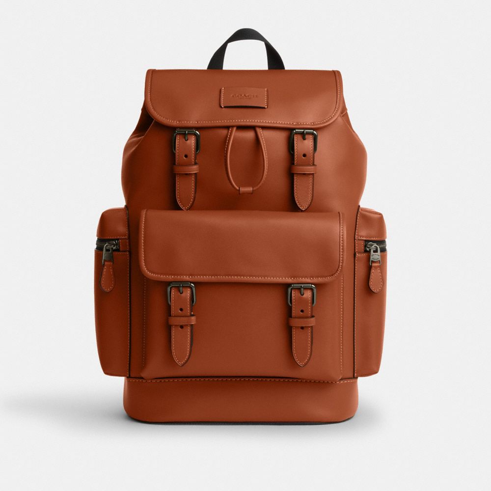 Coach Sprint Backpack Gunmetal Tan