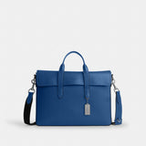 Coach Sullivan Portfolio Brief Silver True Blue