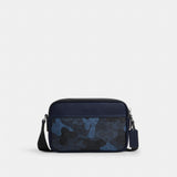 Coach Graham Crossbody Bag In Signature Camo Print Silver