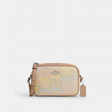 Coach Jamie Camera Bag In Rainbow Signature Canvas Silver