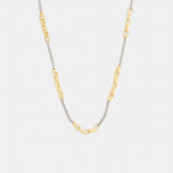 Coach Linked C Necklace Gold Silver