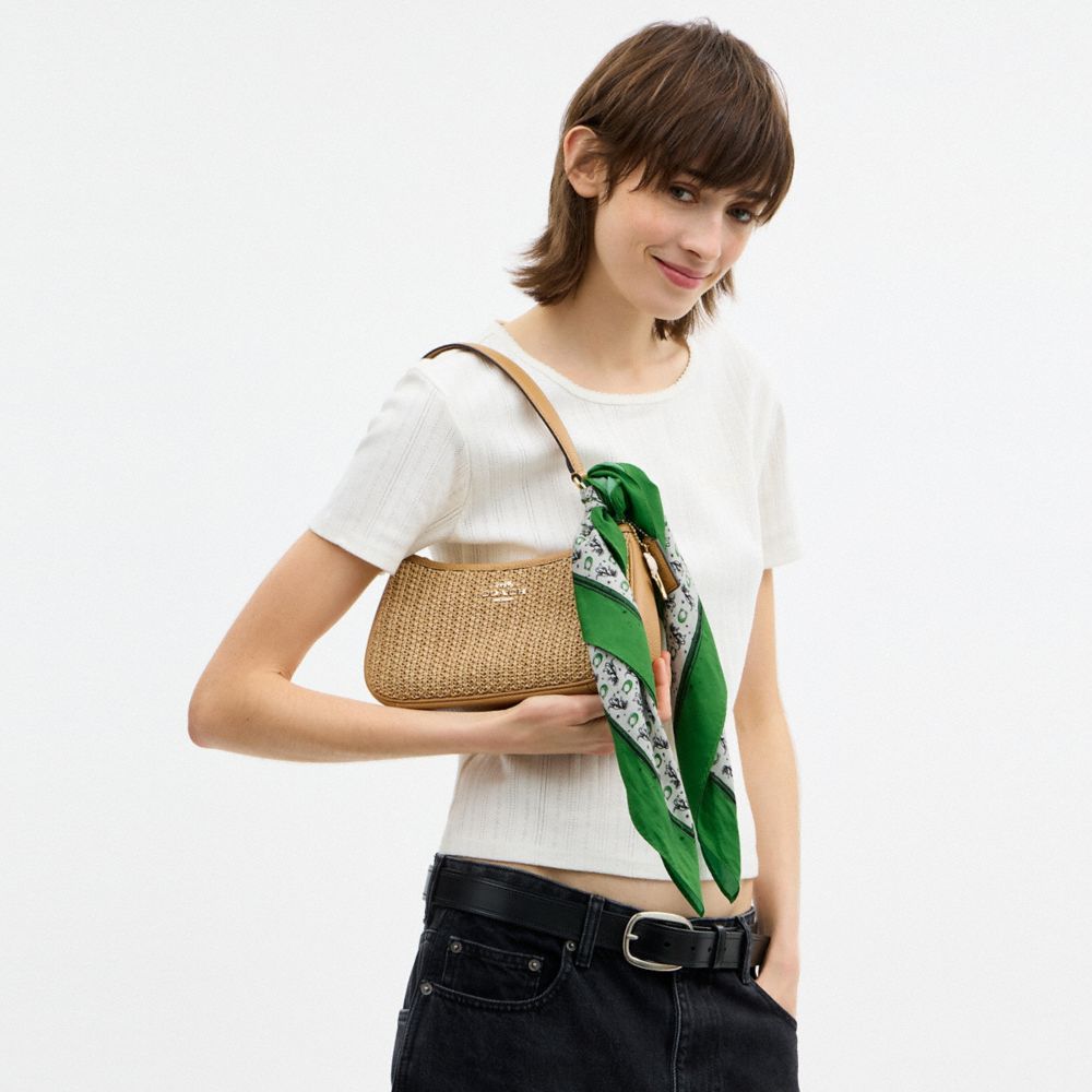 Coach Dino Print Bandana Green