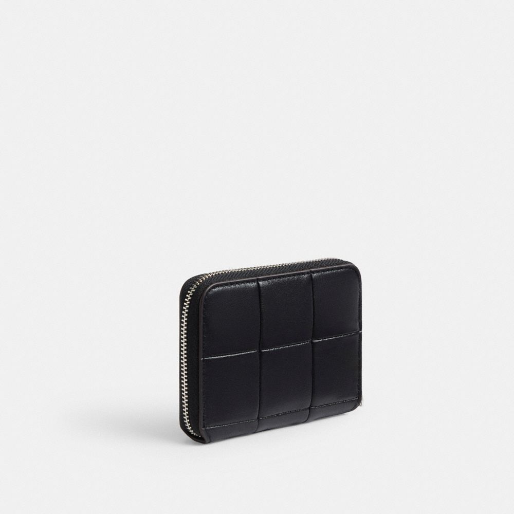 Coach Zip Around Wallet In Upcrafted Leather Black