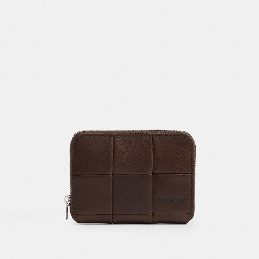 Coach Zip Around Wallet In Upcrafted Leather Maple 1