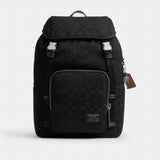 Coach Logan Backpack In Signature Nylon Black