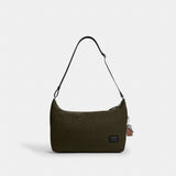 Coach Leo Crossbody In Signature Nylon Dark Moss