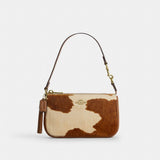 Coach Nolita 19 In Haircalf With Cow Print Gold Cow Multi