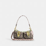 Coach Ashton Shoulder Bag In Signature Jacquard Gold Oak Multi