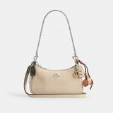 Coach Teri Mini Crossbody Bag With Charms Silver Ivory