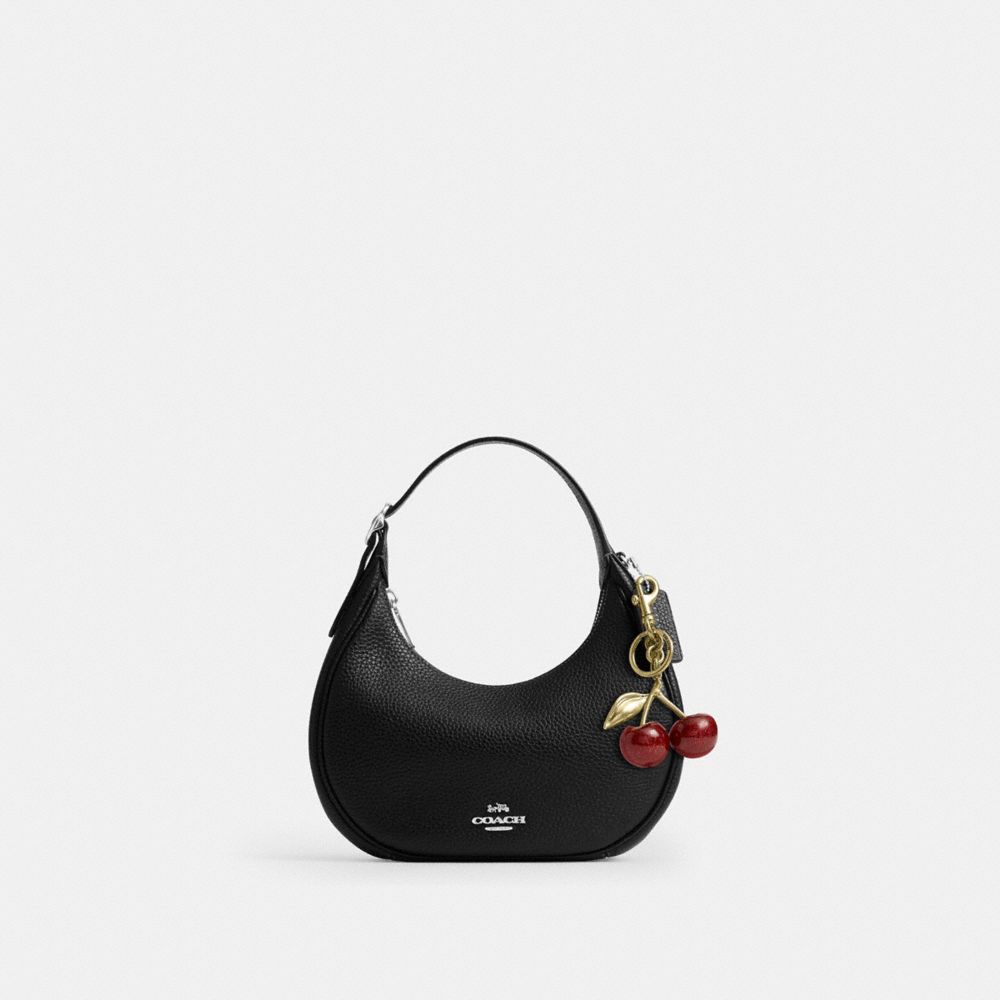 Coach Emily Shoulder Bag Silver Black