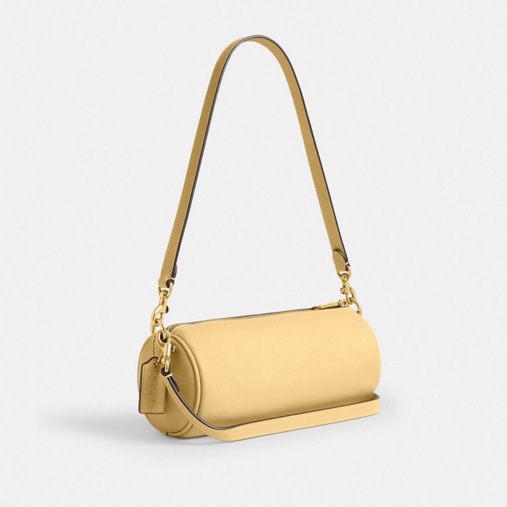 Coach Barrel Bag Brass Vanilla