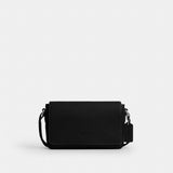 Coach Jack Small Flap Crossbody Bag Silver Black