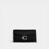Coach Tabby Chain Clutch Silver Black