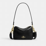 Coach Mini Carey Crossbody Bag Gold Black