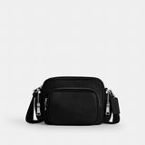 Coach Fletcher Crossbody Bag Silver Black