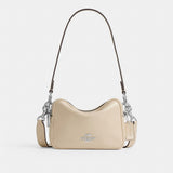 Coach Mini Carey Crossbody Bag Silver Ivory