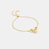 Coach Stars And Hearts Rondell Slider Bracelet Gold