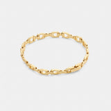 Coach Bow Chain Linear Bracelet Gold