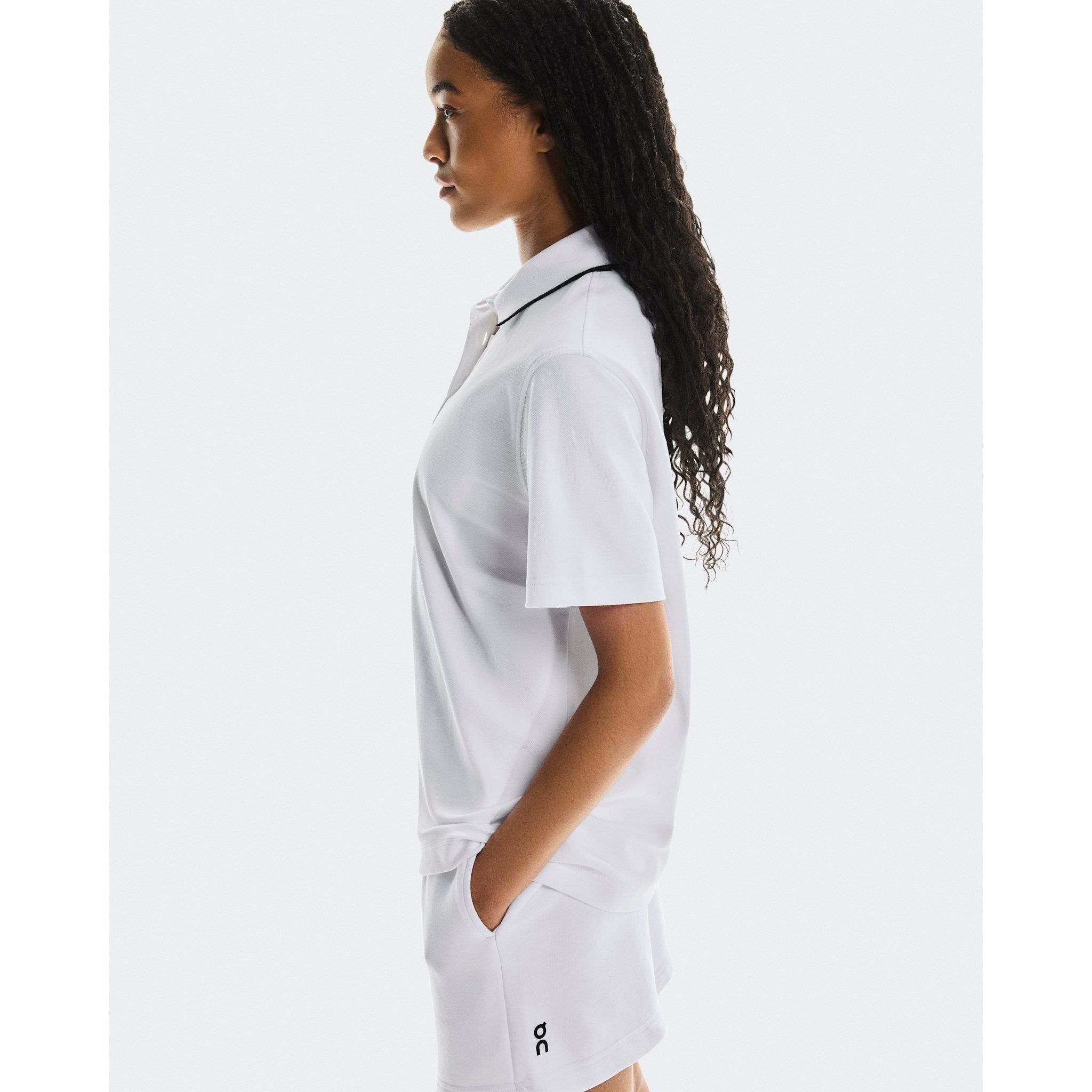 On Courtside Polo White