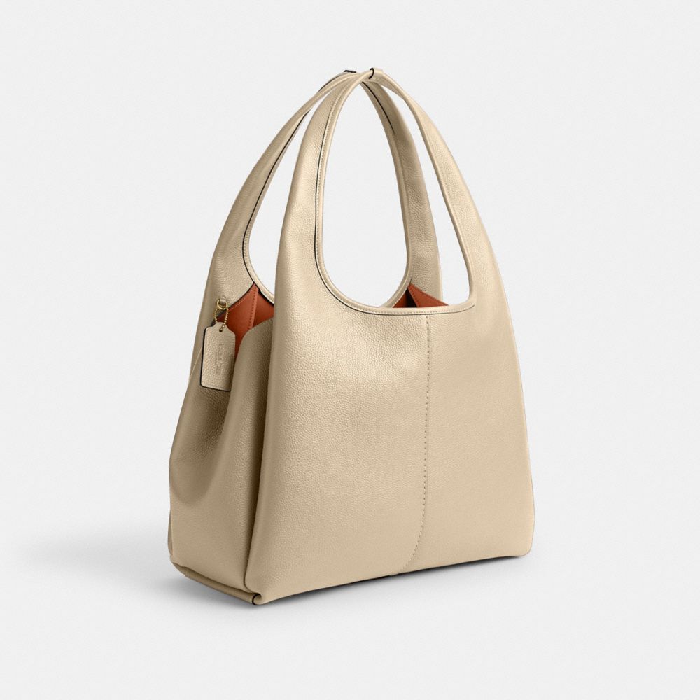 Coach Lana Shoulder Bag Brass Ivory