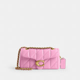 Coach Tabby Shoulder Bag 20 With Pillow Quilting Brass Flower Pink