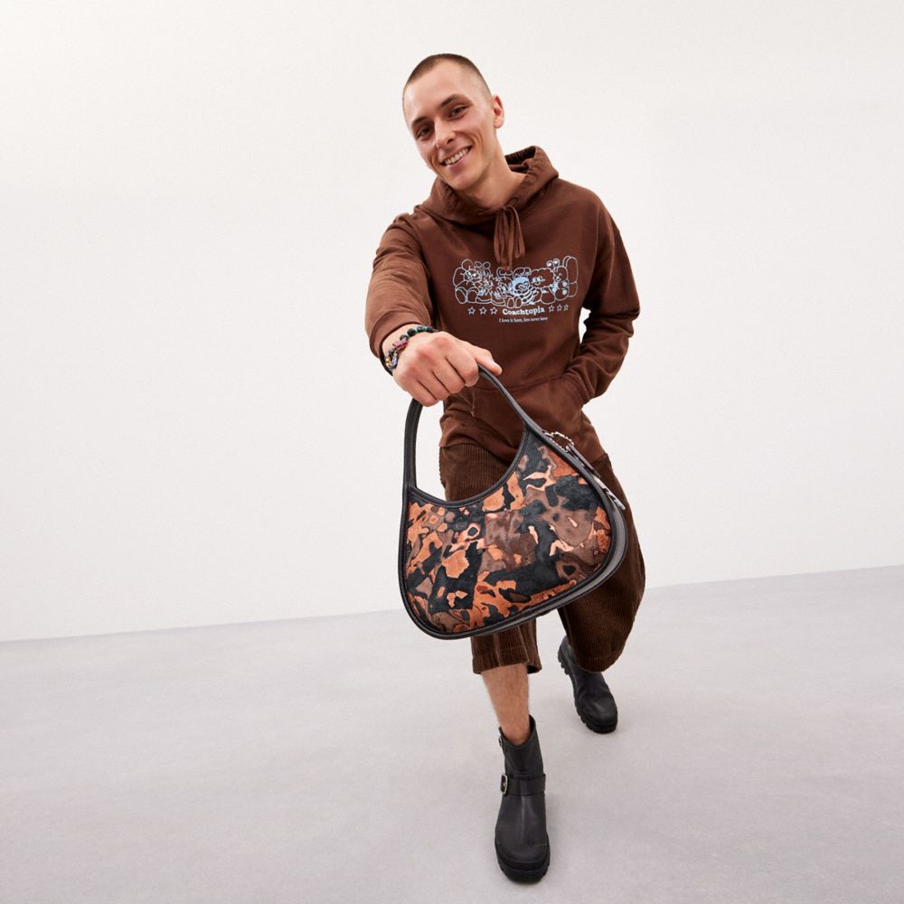 Coach Ergo Bag In Upcrushed Upcrafted Leather Terracotta Maple Multi