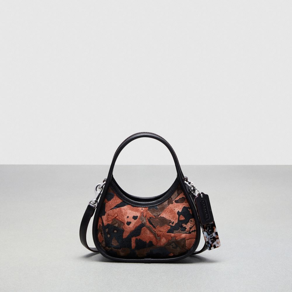Coach Mini Ergo Bag In Upcrushed Upcrafted Leather Terracotta Maple Multi