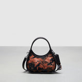 Coach Mini Ergo Bag In Upcrushed Upcrafted Leather Terracotta Maple Multi