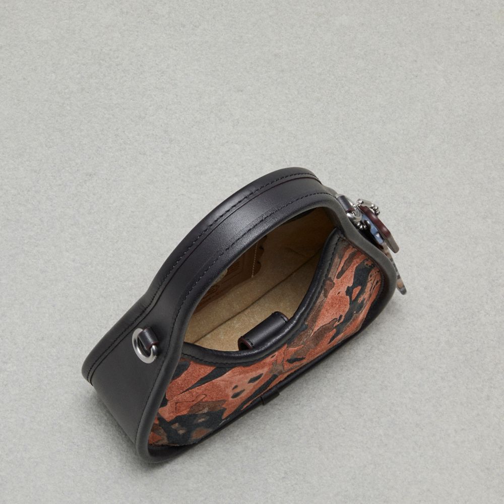 Coach Mini Ergo Bag In Upcrushed Upcrafted Leather Terracotta Maple Multi