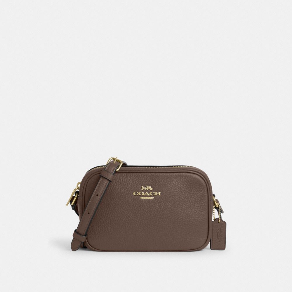 Coach Mini Jamie Camera Bag Gold Dark Stone