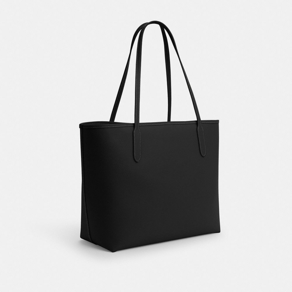 Coach City Tote Bag Gold Black