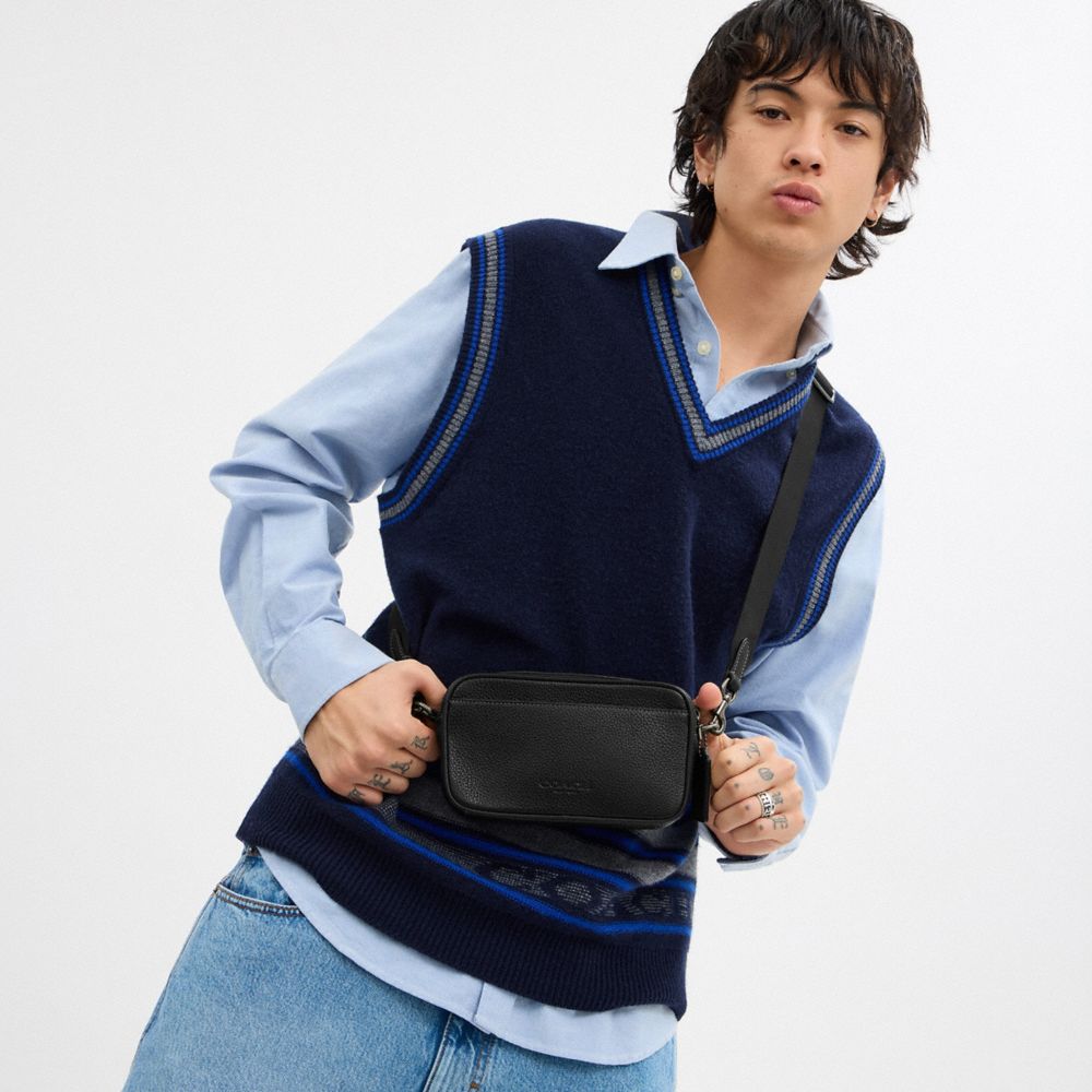 Coach Jayden Crossbody Bag Gunmetal Black
