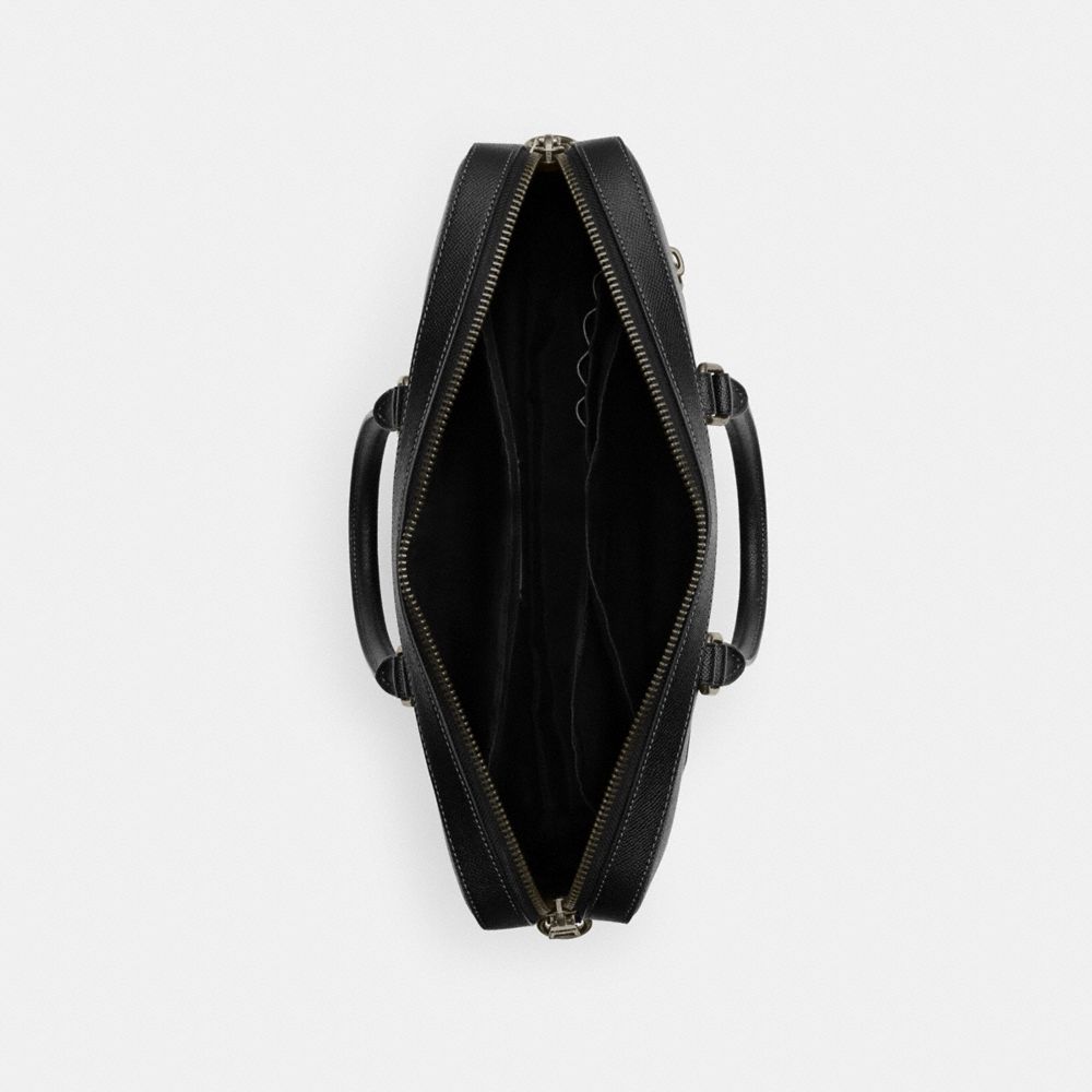 Coach Ethan Slim Brief Gunmetal Black