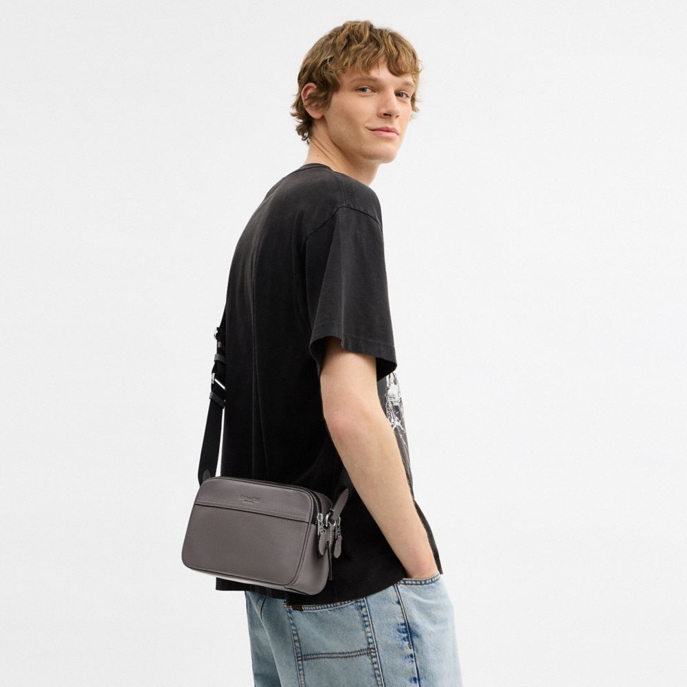 Coach Graham Crossbody Bag Silver Graphite