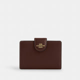 Coach Medium Corner Zip Wallet Gold Maple