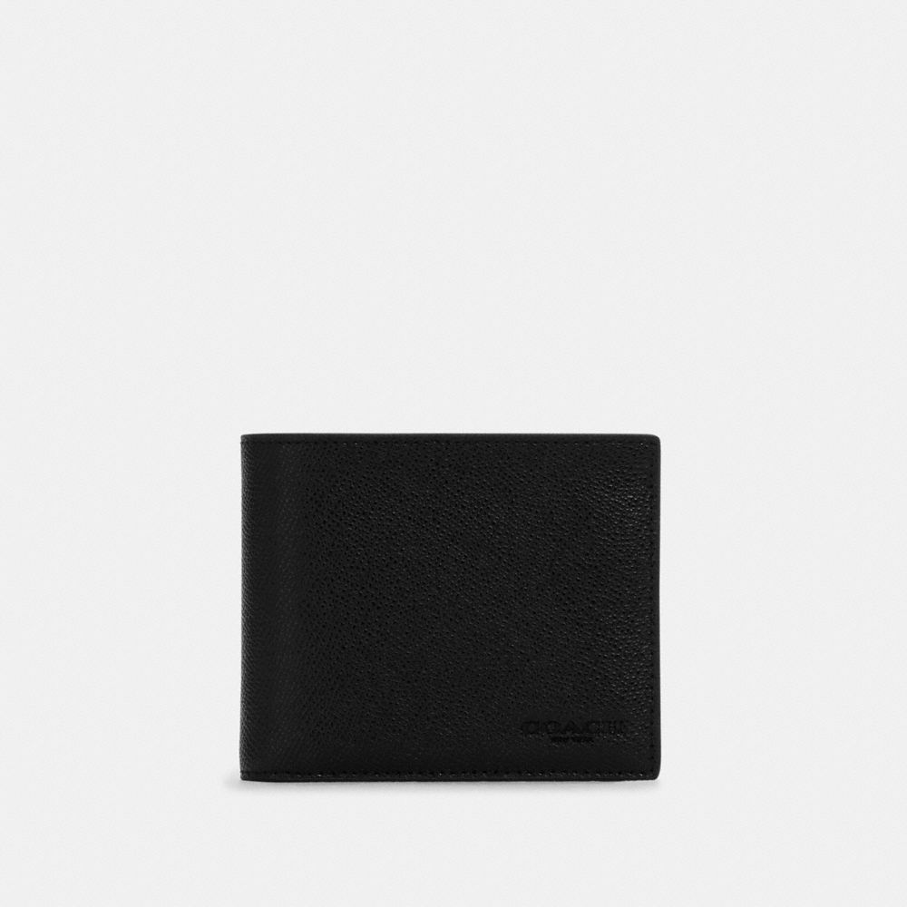 Coach 3 In 1 Wallet Black