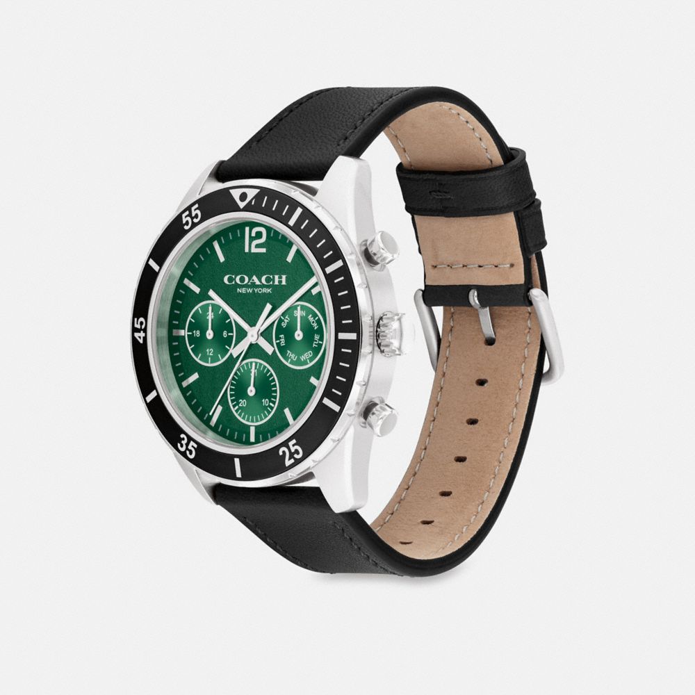 Coach Cole Watch, 44 Mm Black