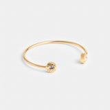 Coach Open Circle Cuff Gold